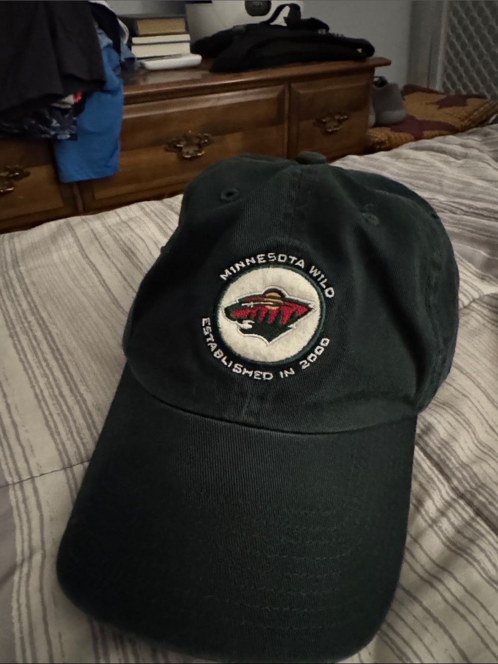 Minnesota Wild Dark Green Baseball Cap - Classic Team Logo